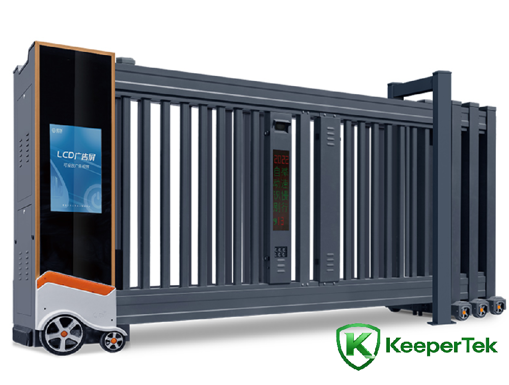 Pintu sliding sliding kanthi pangenalan plat lisensi KT-QG26